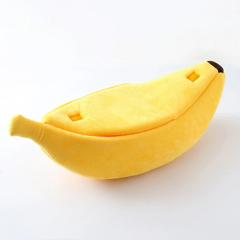 Banana Bed - Cama de Gato e Cachorro Estilo Banana